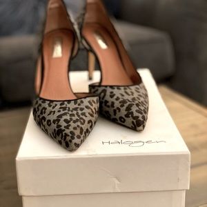 Halogen leopard heels